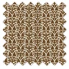 Bacati - Damask Chocolate/White Crib Or Toddler Bed Skirt