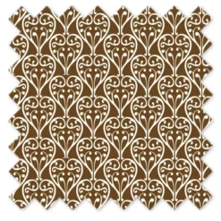 Bacati - Damask Chocolate/White Crib Or Toddler Bed Skirt