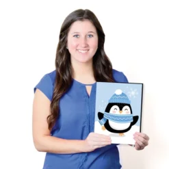 Big Dot Of Happiness Winter Penguins - Holiday Nursery Wall Art And Christmas Home Decor - 7.5 X 10 Inches - Set Of 3 Prints -Baby Products Store GUEST 01e93410 e87a 43a8 bfba 751a1a22654e