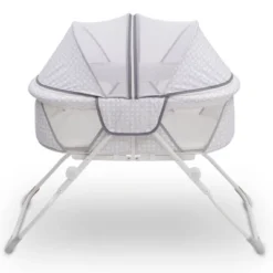 Delta Children EZ Fold Ultra Compact Travel Bassinet - Gray -Baby Products Store GUEST 0206b701 94f5 4198 a707 f3f8b23cc69d