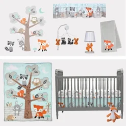 Bedtime Originals Woodland Friends Fitted Crib Sheet -Baby Products Store GUEST 034883a6 7730 4261 8099 536169c67497