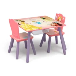 Delta Children Disney Princess Kids' Table And Chair Set With Storage (2 Chairs Included) - Greenguard Gold Certified - 3ct -Baby Products Store GUEST 0641478c 7118 4188 9a28 d77085ffaaf5