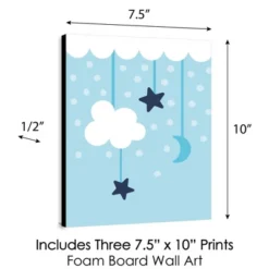 Big Dot Of Happiness Baby Boy - Blue Nursery Wall Art And Kids Room Decorations - Gift Ideas - 7.5 X 10 Inches - Set Of 3 Prints -Baby Products Store GUEST 06a0bcab cef9 49cb 92aa 0964b986ea78