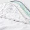 Baby 3pk Little Peanut Hooded Bath Towel - Cloud Island™ Mint Green