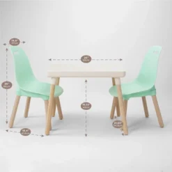 3pc Kid Century Modern Table And Chair Set - B. Spaces -Baby Products Store GUEST 0df3abb7 c759 4026 9474 12453ec301fe