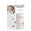 Trend Lab Farm Friends Flannel Receiving Blankets - 4pk
