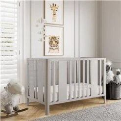 Room & Joy Emmett Curved Post 3-in-1 Crib - Sharkey Gray -Baby Products Store GUEST 11e53822 779a 4446 920b 54d9eac66e15