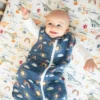 Bebe Au Lait Muslin Bedtime Swaddle Wrap