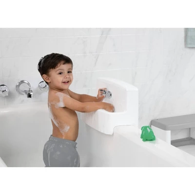 Delta Children PerfectSize 3-in-1 Convertible Sink, Step Stool And Bath Toy For Toddlers/Kids' Perfect For Potty Training - White/Gray 6 Delta Children PerfectSize 3-in-1 Convertible Sink, Step Stool And Bath Toy For Toddlers/Kids' Perfect For Potty Training - White/Gray - Image 6