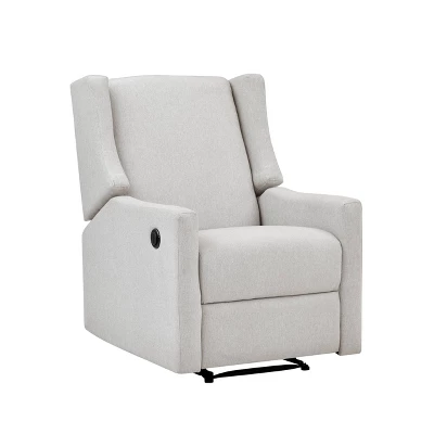 Suite Bebe Pronto Power Recliner Accent Chair - Buff Beige Fabric 2 Suite Bebe Pronto Power Recliner Accent Chair - Buff Beige Fabric - Image 2