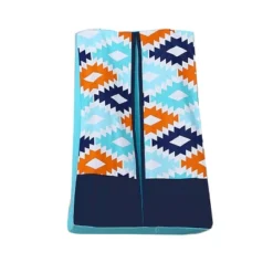 Bacati - Aztec Print Liam Aqua Orange Navy 10 Pc Crib Bedding Set With Long Rail Guard Cover -Baby Products Store GUEST 1e81dac7 1fc5 4a00 aa13 66b01160eb79