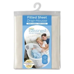 HAlo Innovations Bassinest Organic Fitted Sheet - White -Baby Products Store GUEST 1f099044 56e9 44ec 8a9e 57084762d21f