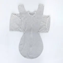 Omni Swaddle Wrap & Arms Up Sleeves & Mitten Cuffs - Heathered Gray With Stripe Trim 0-3 Months -Baby Products Store GUEST 211fb1da 60f9 4e5e ad46 d94b11d07412