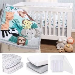 The Peanutshell Wild Kingdom Crib Bedding Set, 3pc To 12 Pc, Safari Animals -Baby Products Store GUEST 2382e04e fc64 4eda bbb8 9d981b7fb703