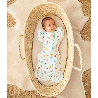 Love To Dream Ecovero Swaddle Wrap - Alphabet Soup - Newborn 1 Love To Dream Ecovero Swaddle Wrap - Alphabet Soup - Newborn