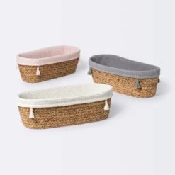 Natural Weave Oval Storage Bin With Waffle Weave Liner - Cloud Island™ -Baby Products Store GUEST 290cd034 f4d7 4299 823d 2ffe34079b0e