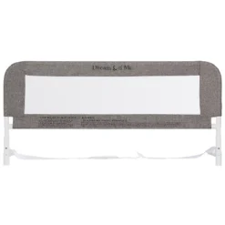 Dream On Me 3D Linen Fabric And Mesh Security Bed Rail