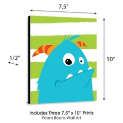 Big Dot Of Happiness Monster Bash - Nursery Wall Art And Kids Room Decorations - Gift Ideas - 7.5 X 10 Inches - Set Of 3 Prints -Baby Products Store GUEST 2d0038f3 a0ac 4400 948f 8e0db4a606d7