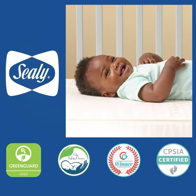 Sealy Butterfly 2-Stage Waterproof Ultra Firm Crib And Toddler Mattress 5 Sealy Butterfly 2-Stage Waterproof Ultra Firm Crib And Toddler Mattress - Image 5