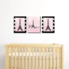 Big Dot Of Happiness Paris, Ooh La La - Baby Girl Nursery Wall Art, Kids Room Decor And Eiffel Tower Home Decor - 7.5 X 10 Inches - Set Of 3 Prints
