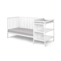 Suite Bebe Palmer 3-in-1 Convertible Island Crib And Changer Combo - White -Baby Products Store GUEST 30219800 6a1c 4f3a 97d5 f6d35a6302c6