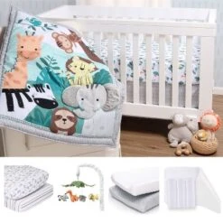The Peanutshell Wild Kingdom Crib Bedding Set, 3pc To 12 Pc, Safari Animals -Baby Products Store GUEST 34240a2f cb46 493d 8658 0f1e223d02d3