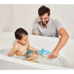 Kidoozie Splish N Splash Chomping Shark, Bathtime Tub Toy For Toddlers Ages 2+