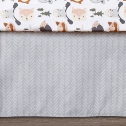 The Peanutshell Woodland Walk Crib Bedding Set, 4pc To 8pc, Grey Animal 12 The Peanutshell Woodland Walk Crib Bedding Set, 4pc To 8pc, Grey Animal -Baby Products Store GUEST 35cba86a 4401 47d7 aa55 ae362ea43f0c