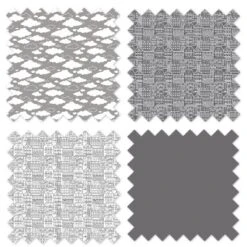 Bacati - Clouds In The City White/Gray Laundry Hamper With Wooden Frame -Baby Products Store GUEST 375d257d c265 49da 8456 3db5d561cc2f