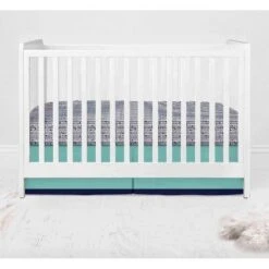 Bacati - Noah Mint Navy 10 Pc Crib Bedding Set With 2 Crib Fitted Sheets -Baby Products Store GUEST 3a9c80a7 952a 42f4 ba4f 33f9f1118845