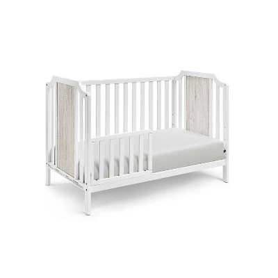 Suite Bebe Brees 3-in-1 Convertible Island Crib - White/Graystone 2 Suite Bebe Brees 3-in-1 Convertible Island Crib - White/Graystone - Image 2