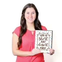 Big Dot Of Happiness Sweet Shoppe - Cupcake Nursery Wall Art, Donut Kids Room Decor & Bakery Kitchen Home Decor - 7.5 X 10 Inches - Set Of 3 Prints -Baby Products Store GUEST 3b95a77f fe50 493a 8248 f5b1fb480595