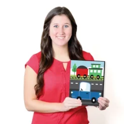 Big Dot Of Happiness Cars, Trains, And Airplanes - Transportation Nursery Wall Art And Kids Room Decor - 7.5 X 10 Inches - Set Of 3 Prints -Baby Products Store GUEST 3cc5093f ccaf 4626 b481 e48b6c3d87f8