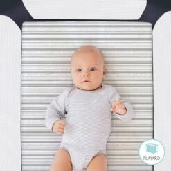 The Peanutshell Fitted Playard Sheets - Gray Elephant Walk - 2pk -Baby Products Store GUEST 3e7d5f4f e192 4306 84f8 74b2fda1a688