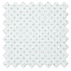 Bacati - Floral Petals Aqua Muslin 100 Percent Cotton Universal Baby US Standard Crib Or Toddler Bed Fitted Sheet -Baby Products Store GUEST 3f13828d 99f1 4f76 a338 5722730fdcb3 1