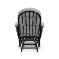 Storkcraft Hoop Glider And Ottoman - Black Frame/Light Gray Fabric -Baby Products Store GUEST 3fab65a5 4814 4534 9a39 d06c88bfbf65