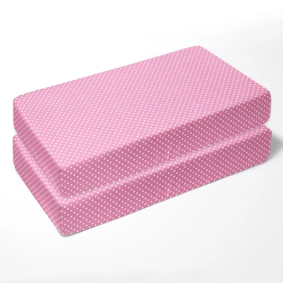 Bacati - Elephants Pink/Fuschia/Gray 10 Pc Crib Bedding Set With 2 Crib Fitted Sheets 8 Bacati - Elephants Pink/Fuschia/Gray 10 Pc Crib Bedding Set With 2 Crib Fitted Sheets - Image 8