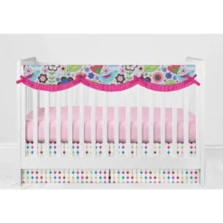 Bacati - Botanical Floral Birds Pink Multicolor 6 Pc Crib Bedding Set With Long Rail Guard Cover 15 Bacati - Botanical Floral Birds Pink Multicolor 6 Pc Crib Bedding Set With Long Rail Guard Cover -Baby Products Store GUEST 407cbe4f 67f0 42b1 be4d 7275c9ecdd81