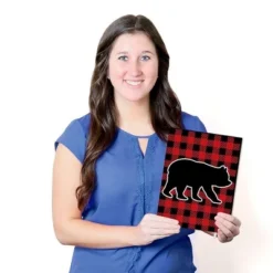 Big Dot Of Happiness Lumberjack - Channel The Flannel - Buffalo Plaid Nursery Wall Art, Kids Room & Cabin Decor - 7.5 X 10 Inches - Set Of 3 Prints 8 Big Dot Of Happiness Lumberjack - Channel The Flannel - Buffalo Plaid Nursery Wall Art, Kids Room & Cabin Decor - 7.5 X 10 Inches - Set Of 3 Prints -Baby Products Store GUEST 416baa17 5d56 4927 97f3 0aa2a83dfbc7