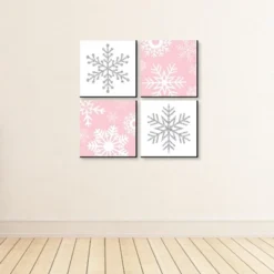 Big Dot Of Happiness Pink Winter Wonderland - Kids Room Nursery Decor & Home Decor - 11 X 11 Inches Nursery Wall Art - Set Of 4 Prints For Baby's Room 8 Big Dot Of Happiness Pink Winter Wonderland - Kids Room Nursery Decor & Home Decor - 11 X 11 Inches Nursery Wall Art - Set Of 4 Prints For Baby's Room -Baby Products Store GUEST 43e956f0 409d 4e92 9d19 37e7d5172235