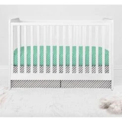 Bacati - Love Gray Mint 10 Pc Crib Bedding Set With 2 Crib Fitted Sheets 15 Bacati - Love Gray Mint 10 Pc Crib Bedding Set With 2 Crib Fitted Sheets -Baby Products Store GUEST 44b1b12f 72e7 489b 892d 1d58ba263547