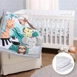The Peanutshell Wild Kingdom Crib Bedding Set, 3pc To 12 Pc, Safari Animals -Baby Products Store GUEST 45a252d2 3236 4a14 a1ec 49ad11d323f1
