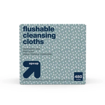 Flushable Cleaning Cloths - Fresh Scent - Up & Up™ 5 Flushable Cleaning Cloths - Fresh Scent - Up & Up™ - Image 5