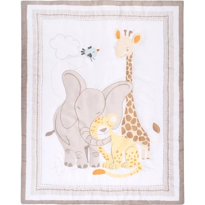 Sammy & Lou Crib Bedding Sets - Safari Snuggle - 4pc 2 Sammy & Lou Crib Bedding Sets - Safari Snuggle - 4pc - Image 2