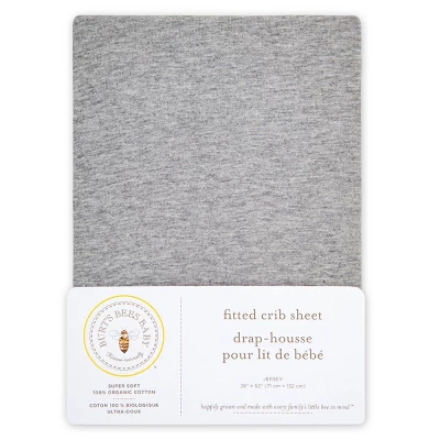 Burt's Bees Baby® Organic Jersey Fitted Crib Sheet 1 Burt's Bees Baby® Organic Jersey Fitted Crib Sheet