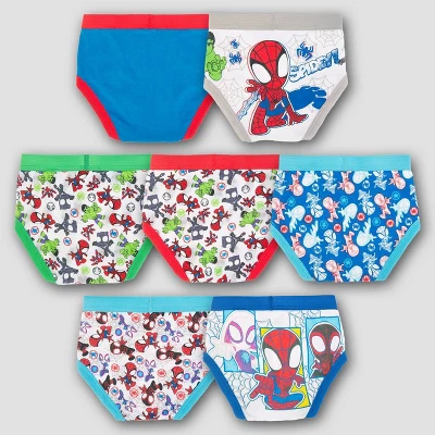 Toddler Boys' 7pk Marvel Classic Briefs - Colors May Vary 2 Toddler Boys' 7pk Marvel Classic Briefs - Colors May Vary - Image 2