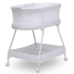 Delta Children Sweet Dreams Bassinet With Airflow Mesh - Gray Infinity -Baby Products Store GUEST 4c0c7334 e702 4467 b9da 848232f77af4