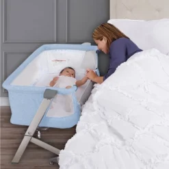 Dream On Me Skylar Bassinet And Bedside Sleeper - Blue -Baby Products Store GUEST 4c517770 4e5a 495a 8409 50915415a06e