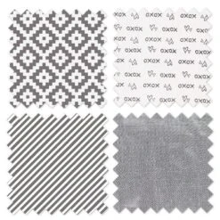 Bacati - Love Gray/Silver 4 Pc Crib Bedding Set With Diaper Caddy -Baby Products Store GUEST 4ce81063 307f 494c 856d 547d9333157e