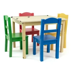 5pc Kids' Wood Table And Chair Set - Humble Crew -Baby Products Store GUEST 4f3c22a3 8410 41d5 8cb4 9e35ba953594